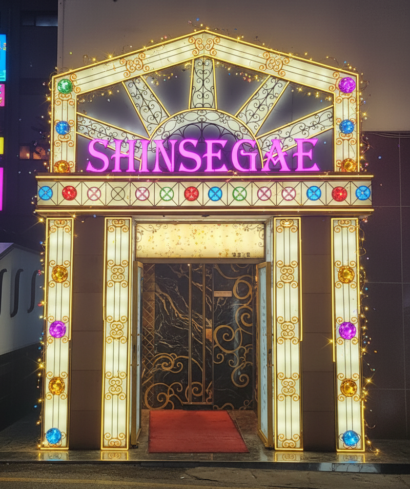 홍대호빠 신세계 샹들리에 인테리어